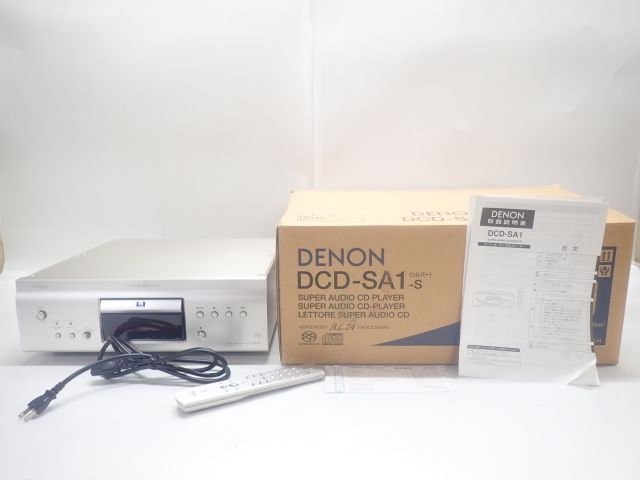 DENON デノン/デンオン SACD/CDプレーヤー DCD-SA1 2005年製 元箱/説明書/保証書/リモコン/電源ケーブル付き
