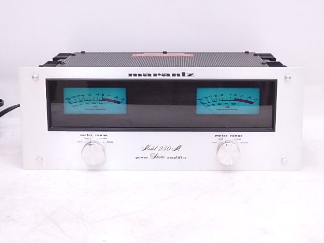 セール定番marantz model 250M ステレオパワーアンプ 取説付き [マランツ][USA製][アメリカ][名機][Power Amplifier]M マランツ
